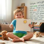 Positiva citat barn för inspiration och glädje